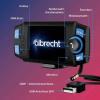 Albrecht DR 55 Mini DAB+ rádio adaptér do auta streamování hudby přes Bluetooth, funkce handsfree