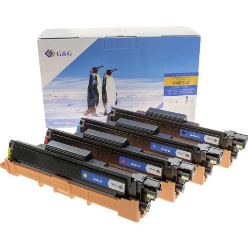 G&G Toner náhradní Brother TN-243BK, TN-243C, TN-243M, TN-243Y kompatibilní černá, azurová, purppurová, žlutá 1000 Seiten TN-243 Value Pack