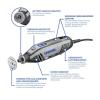 Dremel 4250-6/128 Platinum+ Box Multitool multifunkční nářadí 175 W, F0134250JS