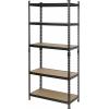 TOOLCRAFT TO-9919458 regál na těžké předměty, (š x v x h) 80 x 1.8 x 40 cm, kov, tvrdé vlákno, antracit/černá