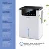 X4-LIFE D2 odvlhčovač vzduchu, D2, 20 m², 60 W, 0.7 l/den, černá