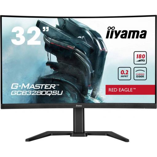 Iiyama G-Master Red Eagle GCB3280QSU-B2 herní monitor 80 cm (31.5 palec)2560 x 1440 Pixel, 16:9, 0.2 ms, VA LED