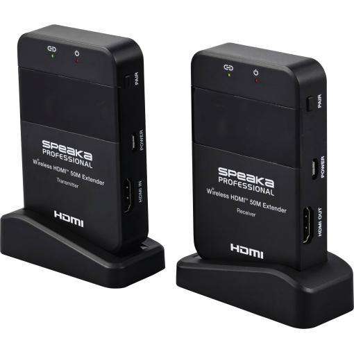 SpeaKa Professional SP-HDE-320 HDMI bezdrátový přenos (sada) 50 m 5 GHz 1920 x 1080 Pixel