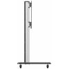 SpeaKa Professional SP-DS-200 TV kolečkový vozík 177,8 cm (70) - 304,8 cm (120) podlahový stojan s kovovou ochranou proti krádeži