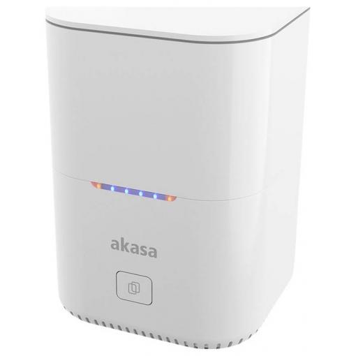 Akasa DuoDock MX Pouzdro pro SSD M.2 USB-C™ (USB 3.2 Gen 2) 10 GBit/s M.2 PCIe NVMe 2242, 2260, 2280 AK-DK09U3-WHCMV2