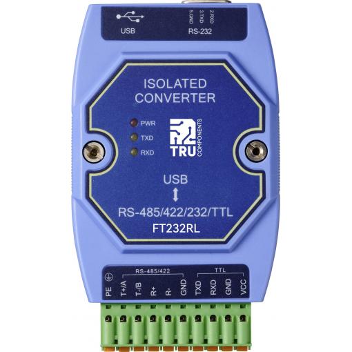 TRU COMPONENTS TC-E810-U15 sériový převodník USB, RS-422 , RS-485, D-SUB9, 3.3 V, 5 V