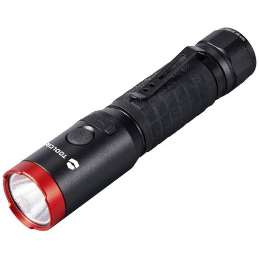 TOOLCRAFT LED ruční svítilna, nastavitelná, s magnetickým držákem, s klipem na opasek, akumulátory Li-Ion, 1000 lm, 5 h, 176 g