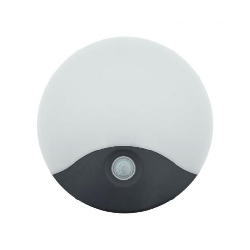 Nástěnné LED svítidlo Q-19AD QTEC s PIR čidlem, 230 V / 18 W, IP44