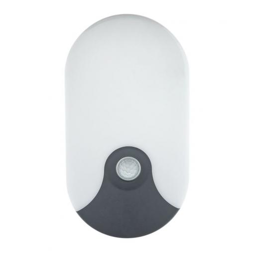 Nástěnné LED svítidlo Q-181AD QTEC s PIR čidlem, 230 V / 18 W, IP44