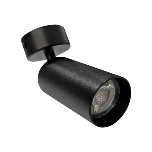 Stropní bodové světlo QTEC Q-01AD, 1× GU10, černé