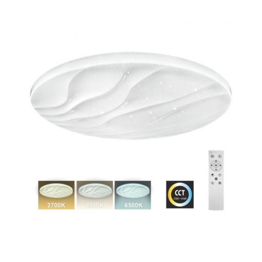 LED stropní svítidlo Trixline TR-608C LIKA, 80 W, CCT, s dálkovým ovladačem