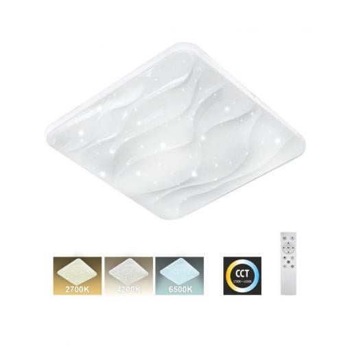 LED stropní svítidlo NERIS TR-610S, 60 W, CCT, s ovladačem