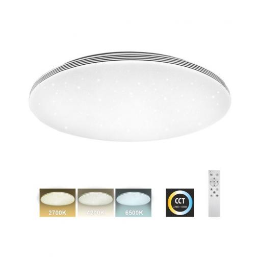 LED stropní svítidlo Trixline TR-613C VENTA 80 W, CCT, s ovladačem