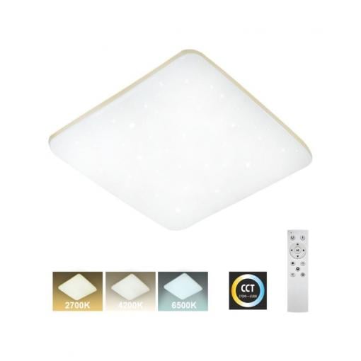LED stropní svítidlo MANA TR-615S, 60 W, CCT, s ovladačem