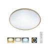 LED stropní svítidlo Trixline TR-616C DRINA, 36 W, CCT, zlatá