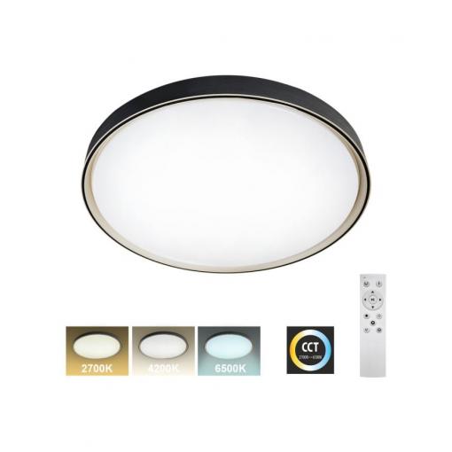 LED stropní svítidlo EBRO TR-617C, 36 W, CCT, s dálkovým ovladačem