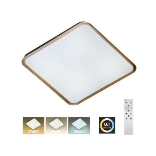 LED stropní svítidlo Trixline TR-618S UNA, 60 W, CCT, s ovladačem
