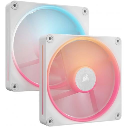 Corsair LX140-R RGB iC PC větrák s krytem bílá (š x v x h) 140 x 140 x 20 mm