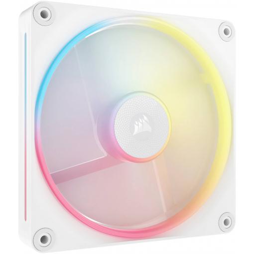 Corsair LX140-R RGB iC PC větrák s krytem bílá (š x v x h) 140 x 140 x 20 mm