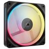 Corsair LX120-R RGB iC PC větrák s krytem černá (š x v x h) 120 x 120 x 20 mm vč. ovládání RGB osvětlení