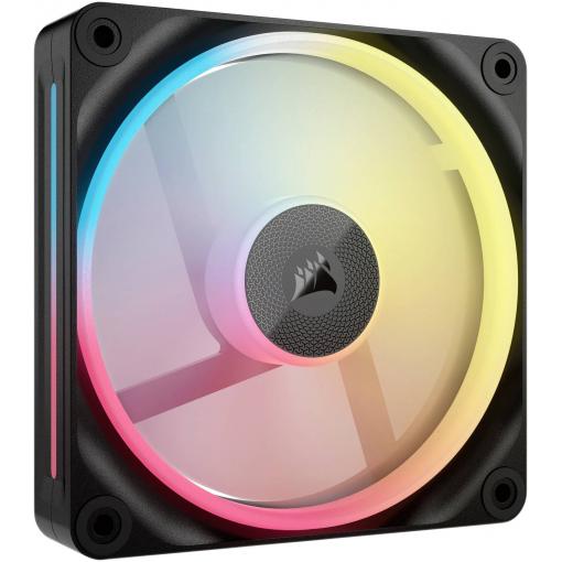 Corsair LX120-R RGB iC PC větrák s krytem černá (š x v x h) 120 x 120 x 20 mm vč. ovládání RGB osvětlení