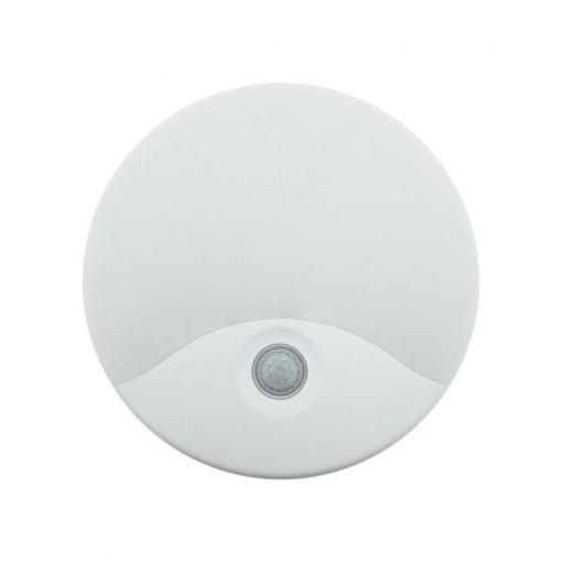Nástěnné LED svítidlo Q-18AD QTEC s PIR čidlem, 230 V / 18 W, IP44