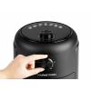 GourmetMaxx Heißluft-Fritteuse Mechanisch 2,3l horkovzdušná fritéza 1000 W černá