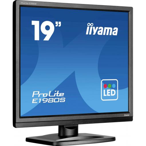 Iiyama ProLite E1980S-B1 LED monitor 48.3 cm (19 palec)1280 x 1024 Pixel, 5:4, 3 ms, TN LCD