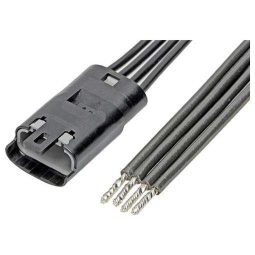 Molex zástrčkový konektor na kabel 4, rozteč 2.5 mm, 215313-1041, 1 ks Single