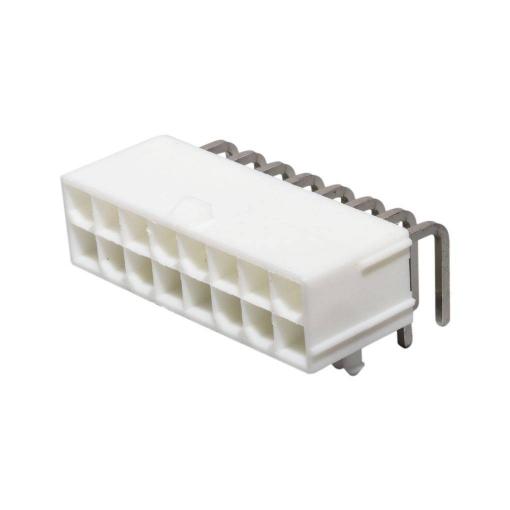 Molex vestavná zásuvková lišta (standardní) 16, rozteč 4.2 mm, 39-30-0160, 1 ks Tray
