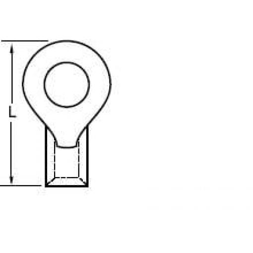 Molex 19193-0333 kulaté kabelové oko 1 ks Bag