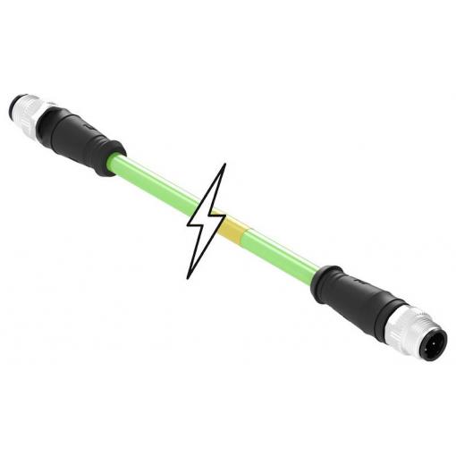 Molex upravený zástrčkový konektor pro senzory - aktory, 1201088304, piny: 4, 1.0 m, 1 ks