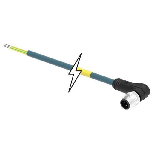 Molex upravený zástrčkový konektor pro senzory - aktory, 1201088538, 1 ks
