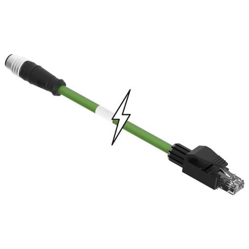 Molex upravený zástrčkový konektor pro senzory - aktory, 1201080289, 1 ks