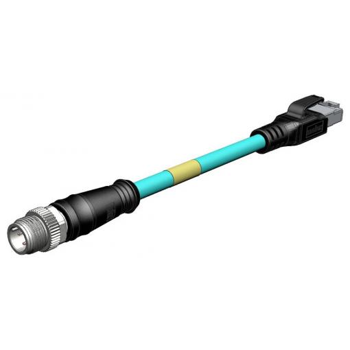 Molex upravený zástrčkový konektor pro senzory - aktory, 1300480280, 1 ks