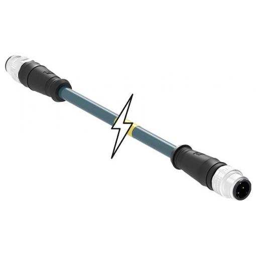 Molex upravený zástrčkový konektor pro senzory - aktory, 1201088420, 1 ks