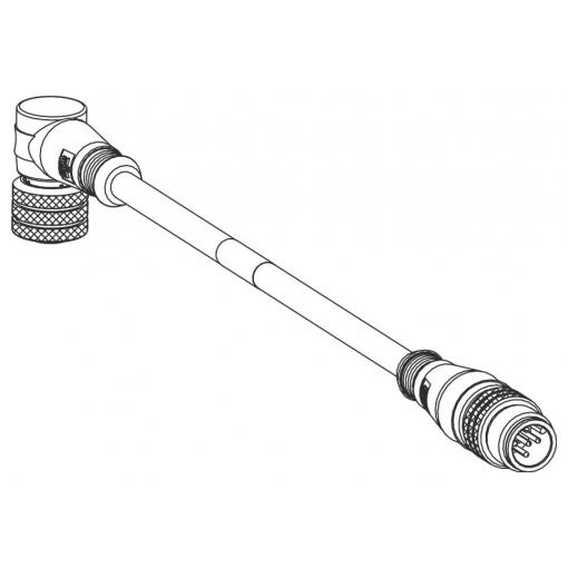 Molex upravený zástrčkový konektor pro senzory - aktory, 1200660546, 1 ks