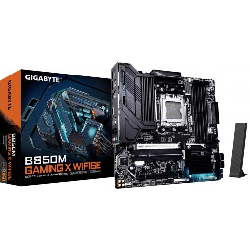 Gigabyte B850M GAMING X WF6E Základní deska Socket (PC) AMD AM5 Tvarový faktor Micro-ATX Čipová sada základní desky AMD® B850