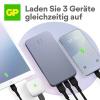 GP B+ powerbanka Li-Pol, 10000 mAh, USB-A, USB-C®, šedá