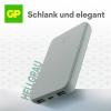 GP B+ powerbanka Li-Pol, 5000 mAh, USB-A, USB-C®, šedá, Indikátor stavu