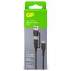 GP USB kabel USB-C®, USB-A zástrčka 1.50 m černá GPCBCCBVBKUSB971
