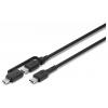 GP USB kabel USB-C®, Apple Lightning konektor 1.50 m černá GPCBCXBPBKUSB964