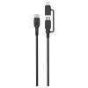 GP USB kabel USB-C®, Apple Lightning konektor 1.50 m černá GPCBCXBPBKUSB964