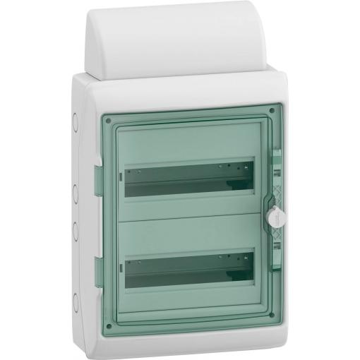Schneider Electric 13433DE Mureva Rozdělovač do vlhkých prostor na omítku Počet modulů (šířka) = 24 Počet řádků = 2 Obsah 1 ks