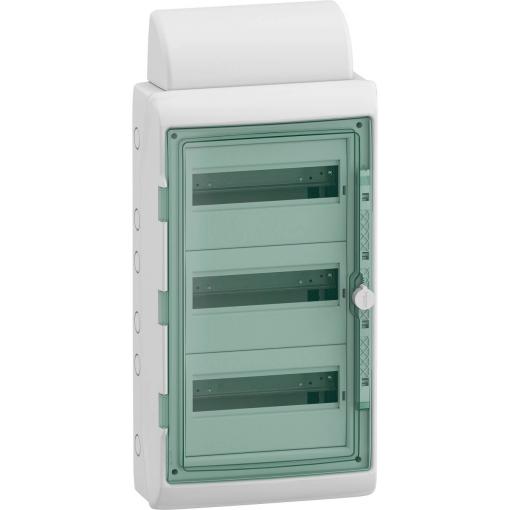 Schneider Electric 13435DE Mureva Rozdělovač do vlhkých prostor na omítku Počet modulů (šířka) = 36 Počet řádků = 3 Obsah 1 ks