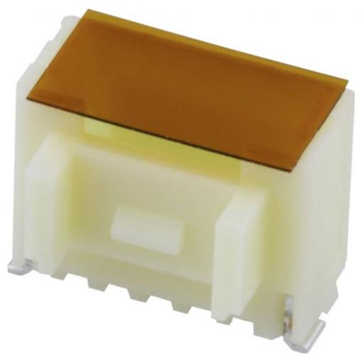 Molex vestavná pinová lišta (standardní) 4, rozteč 1 mm, 501940-0407, 1 ks Tape on Full reel