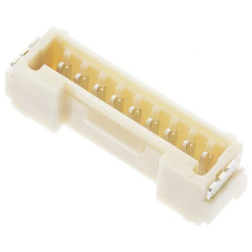 Molex konektor do DPS Počet řádků: 1 Počet kontaktů v řadě: 16 505568-1670 1 ks Tape on Full reel