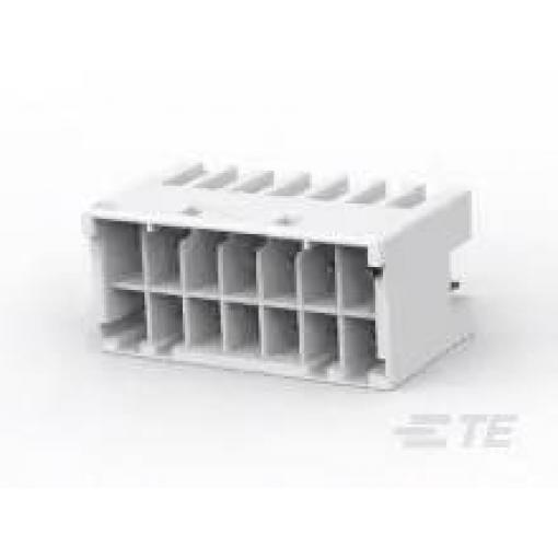 TE Connectivity vestavná pinová lišta (standardní) 14, 1-1971906-7, 1 ks Tray