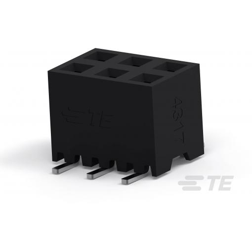 TE Connectivity vestavná zásuvková lišta (standardní) 2307819-6, 1 ks Tape on Full reel