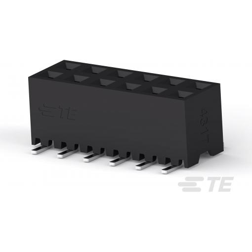 TE Connectivity vestavná zásuvková lišta (standardní) 1-2314846-4, 1 ks Tube